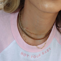 NOT YOUR BABY Baby Tee